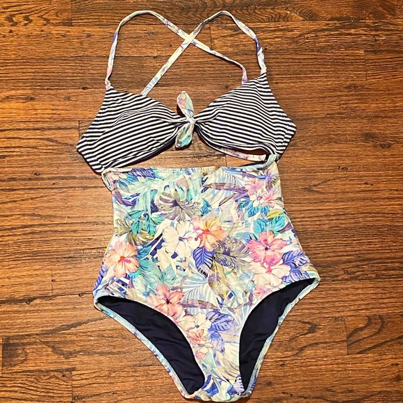 Other - Tropical One Piece Bathing Suit